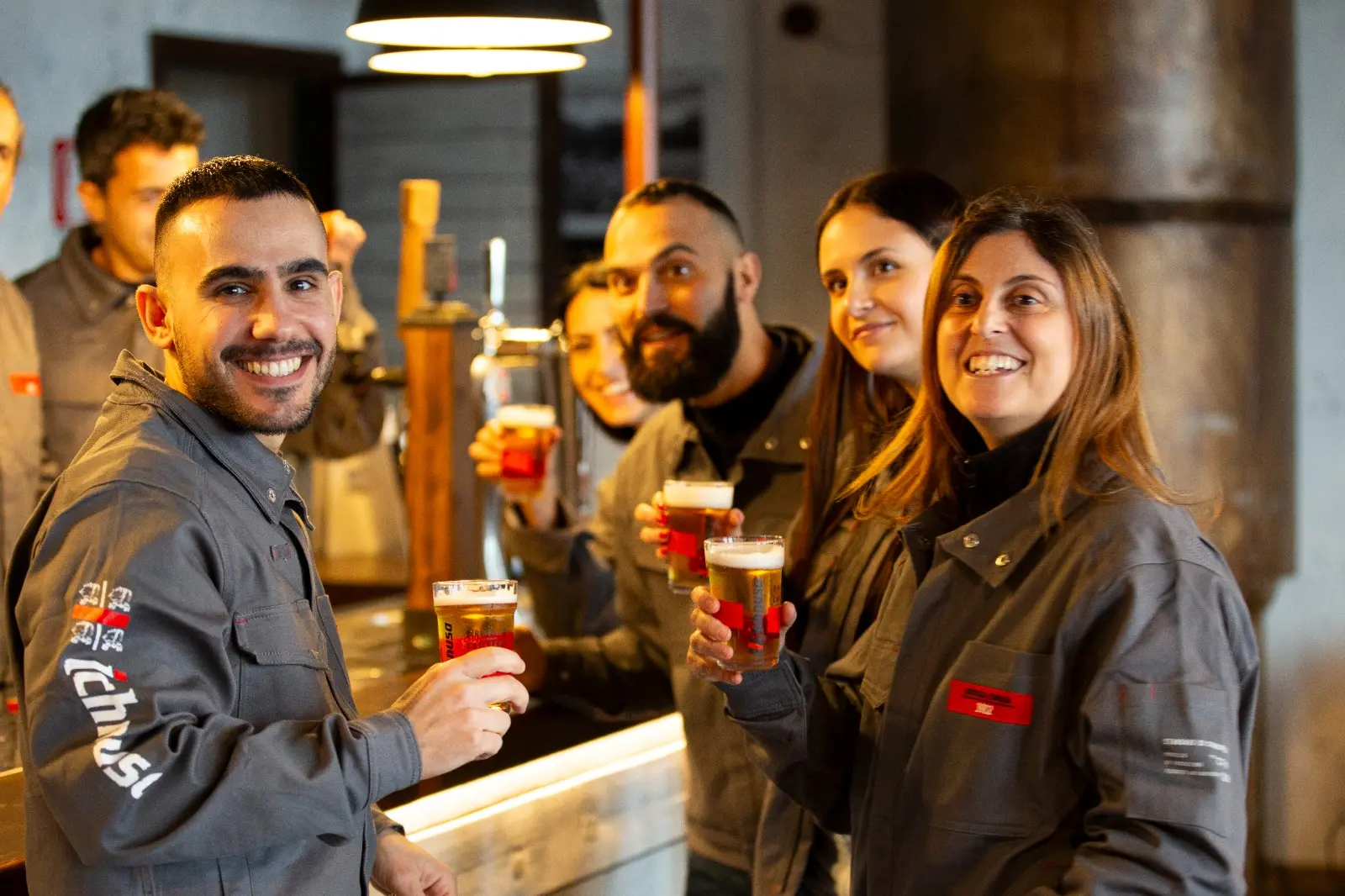 Un brindisi nel birrificio di Assemini