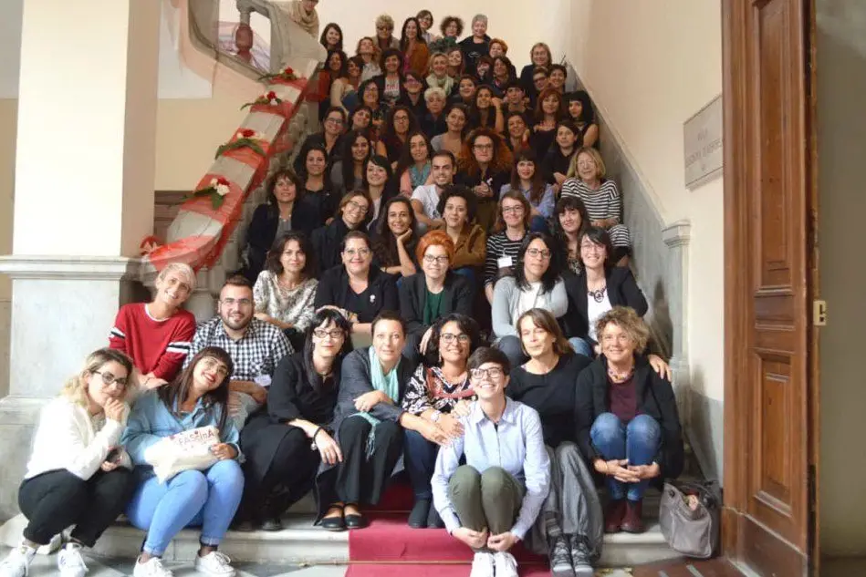 Foto di gruppo per gli organizzatori a Sassari (foto Università di Sassari)