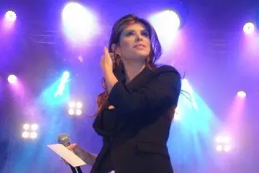 Francesca Figus, padrona di casa con Matteo Bruni dello Special Contest