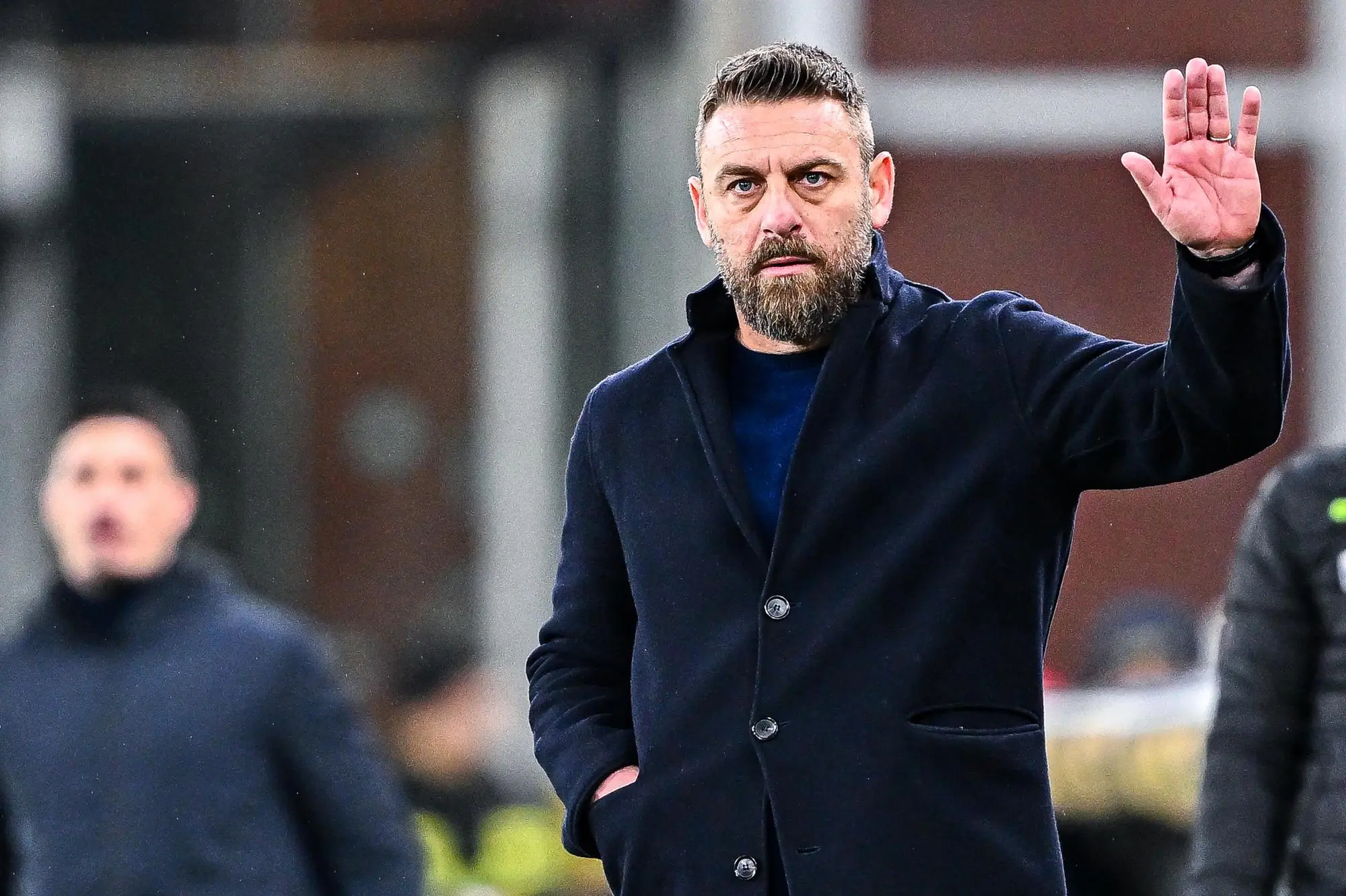 Daniele De Rossi in Genoa-Cagliari (foto Ansa)