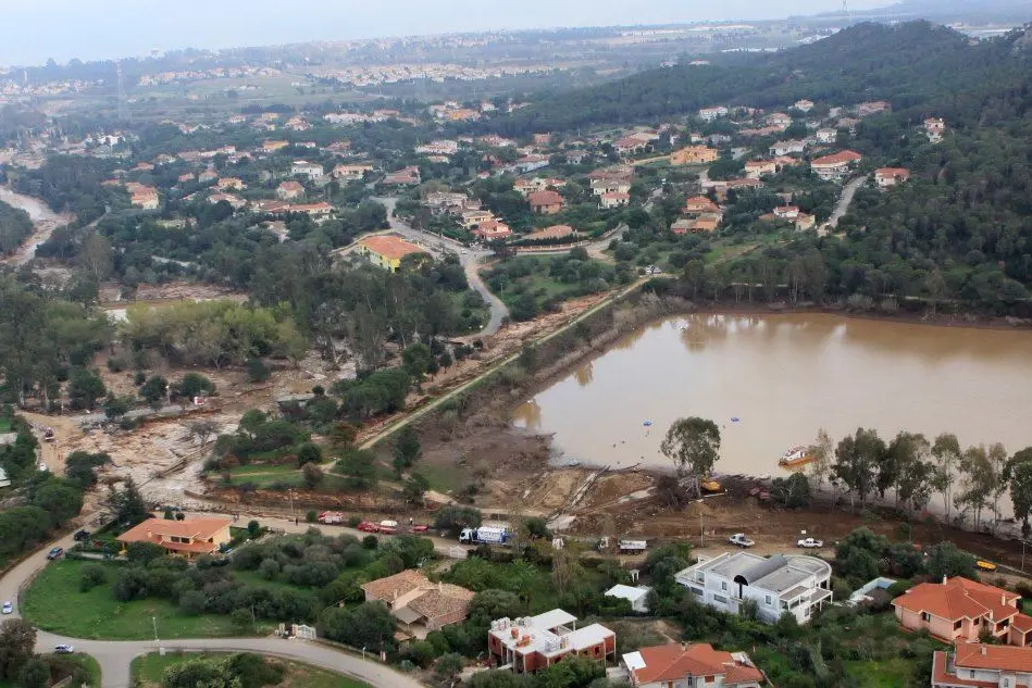 Le campagne di Capoterra devastate dall'alluvione
