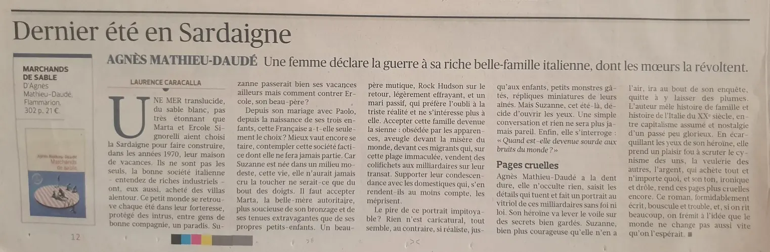 La recensione su Le Figaro