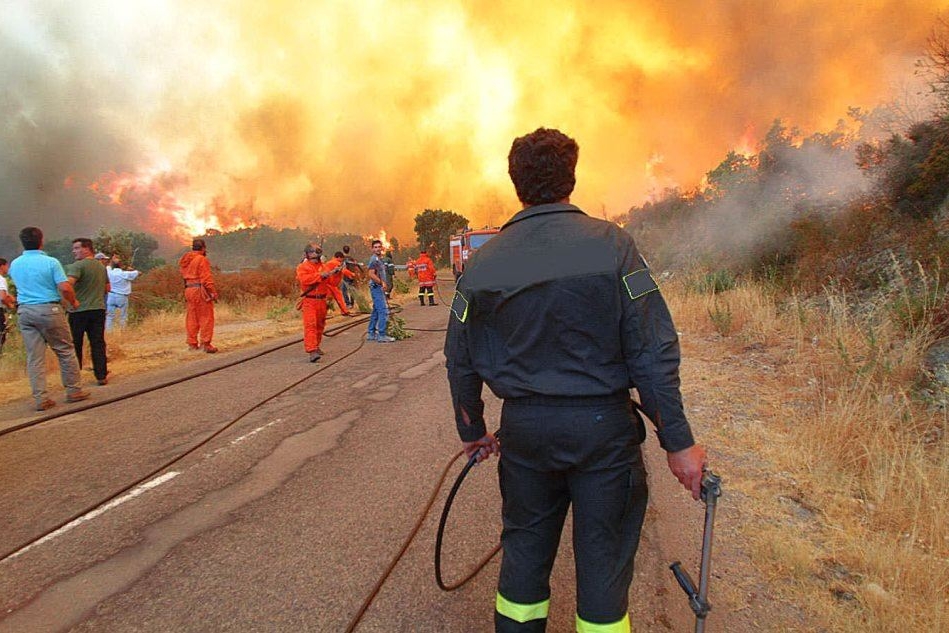 Incendi in Gallura (foto d'archivio)