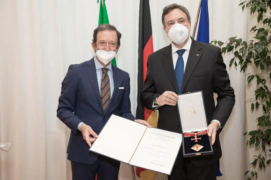La premiazione (Ansa)