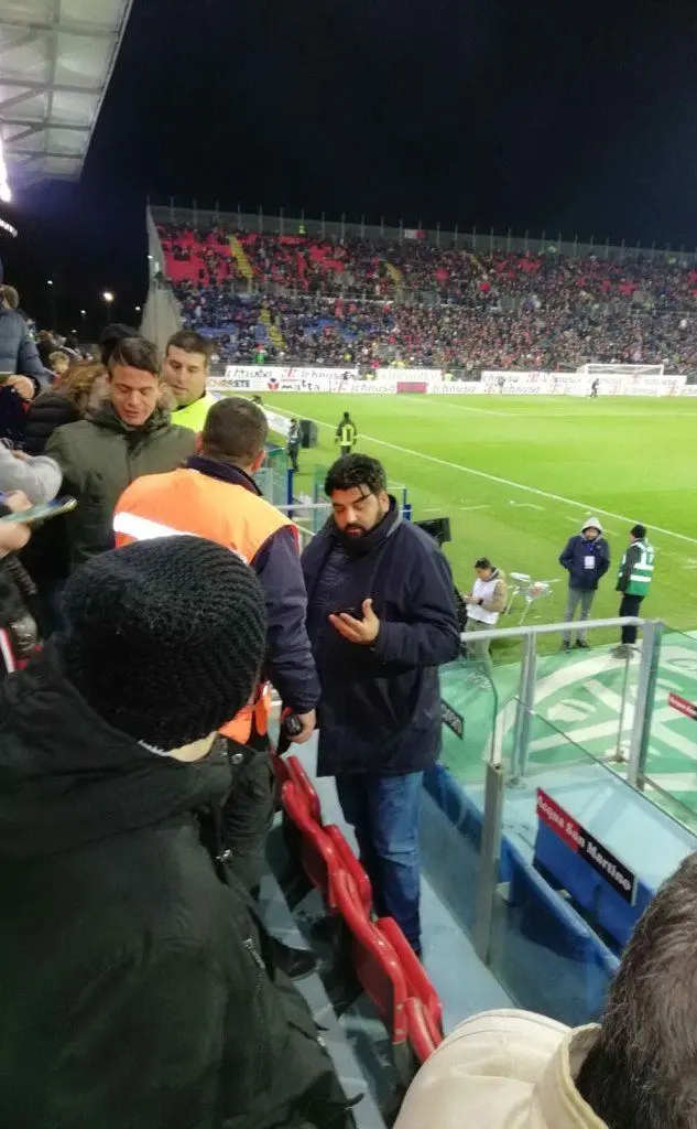Lo chef allo stadio, è un tifoso del Napoli (Archivio L'Unione Sarda)
