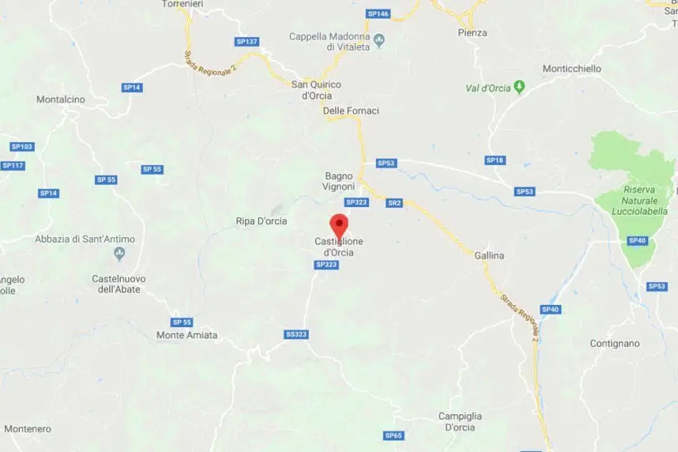 Castiglione d'Orcia (Google Maps)