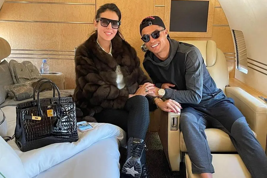 Georgina e Cristiano Ronaldo (foto da Instagram)