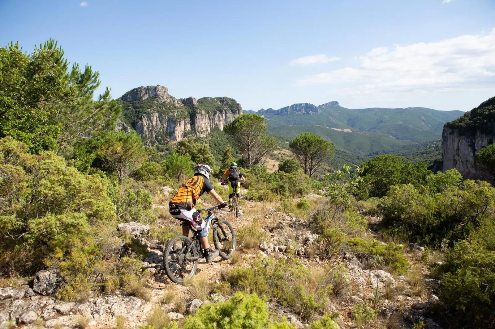 Escursione in mountain bike tra i tacchi d'Ogliastra (L'Unione Sarda)