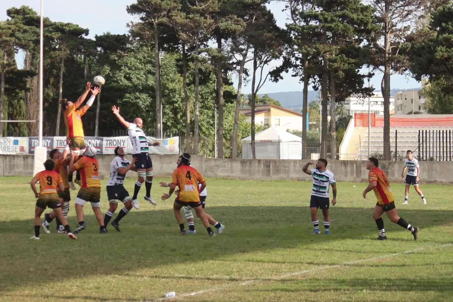 Un momento di un match dell'Amatori Alghero (foto Antonio Burruni)