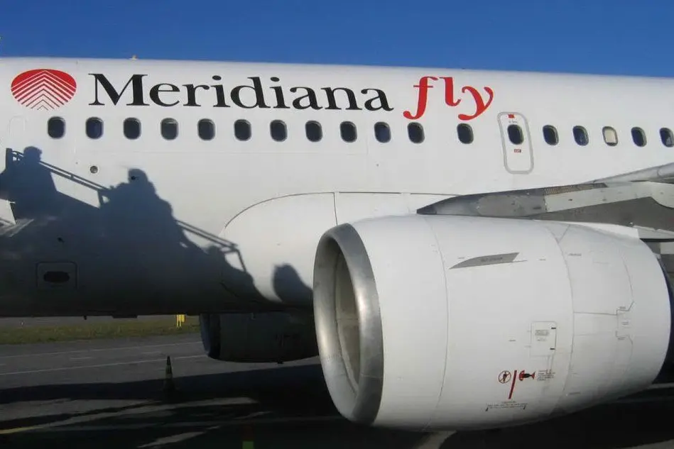 Un aereo della Meridiana