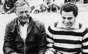 Giovannino e il padre Umberto, fratello di Gianni