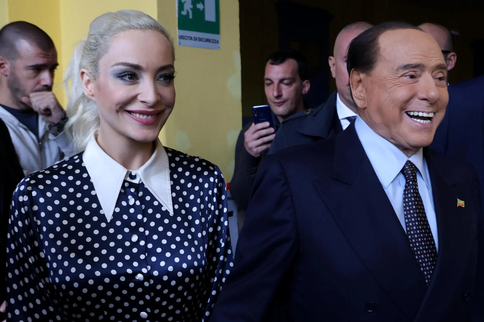 Marta Fascina e Silvio Berlusconi (Ansa)