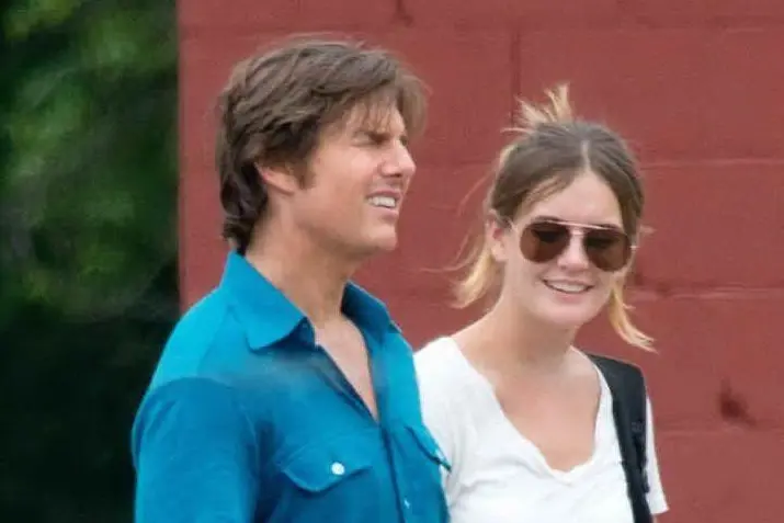 Tom Cruise con la promessa sposa Emily Thomas