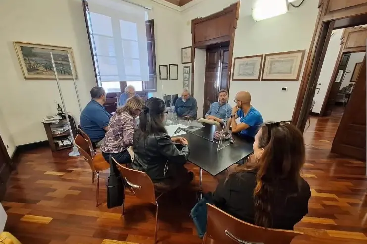 L'adesione al progetto dei rappresentanti dei Comuni del Coros (foto concessa)