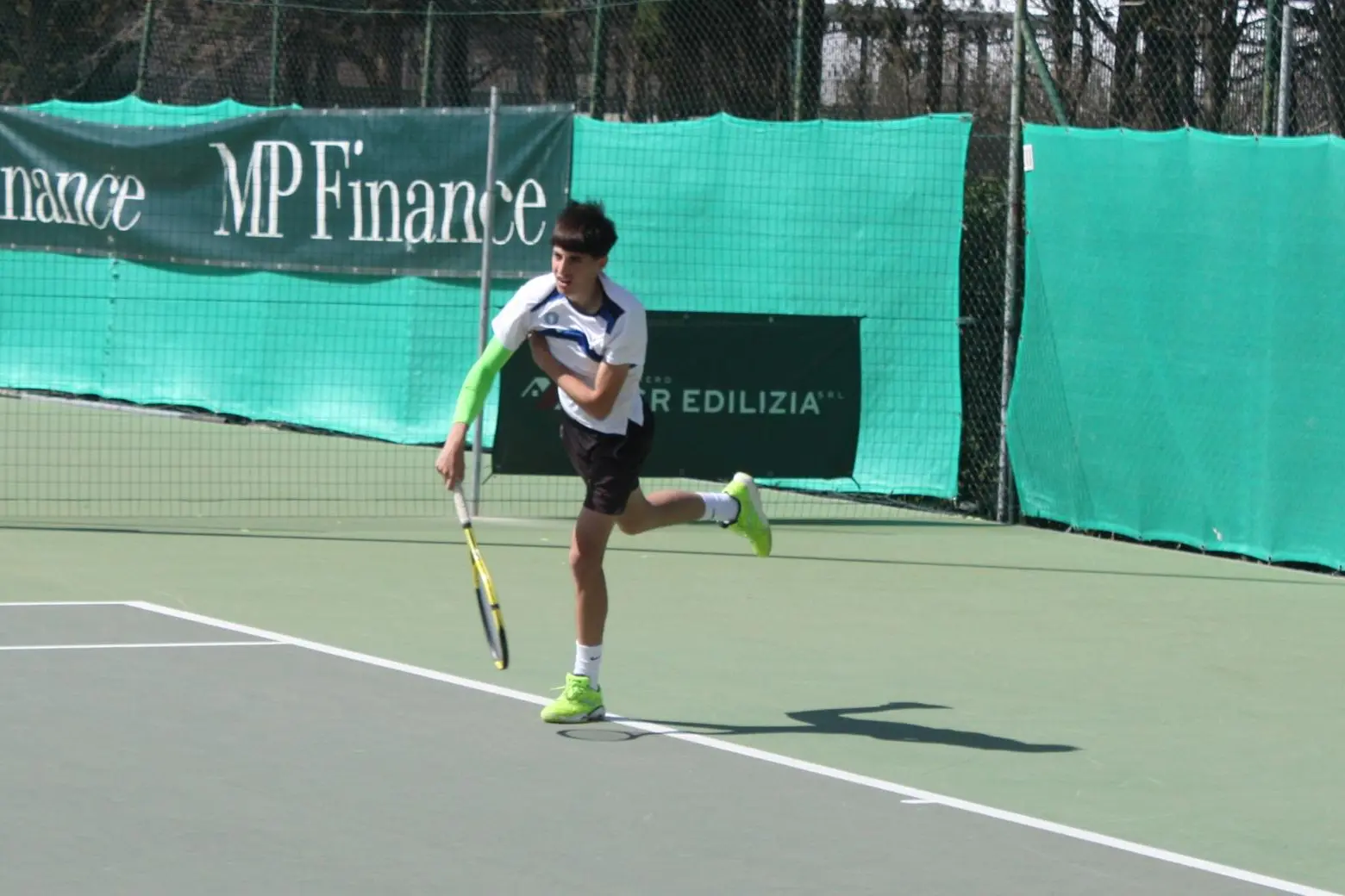 Christian Musselli, uno dei cinque tennisti sardi qualificati (foto Antonio Burruni)