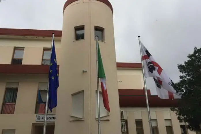 Il municipio di Capoterra (foto Murgana)