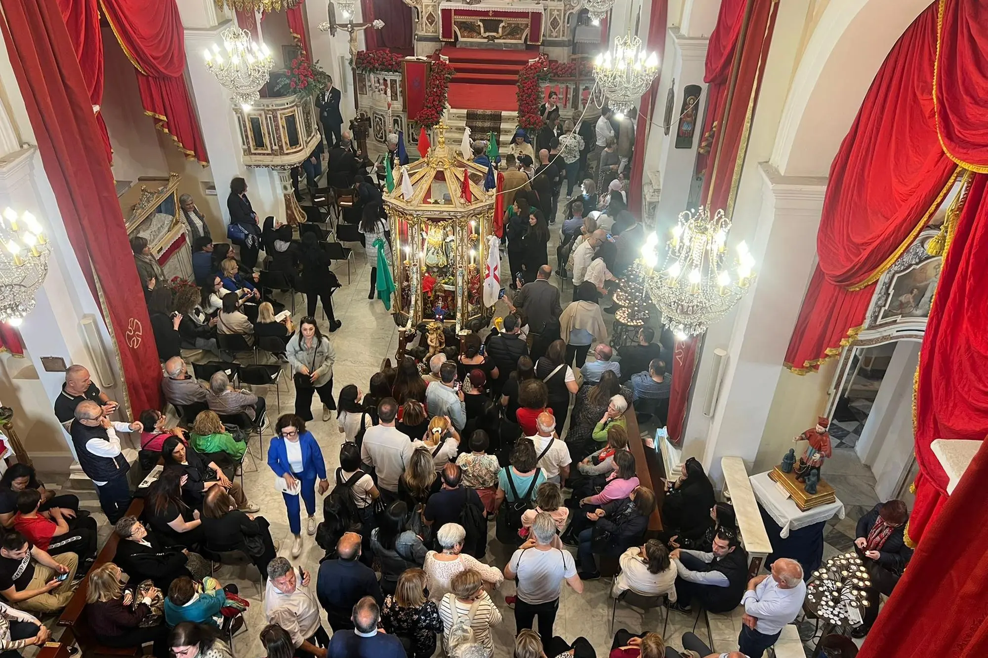 Sant'Efisio nella sua chiesetta