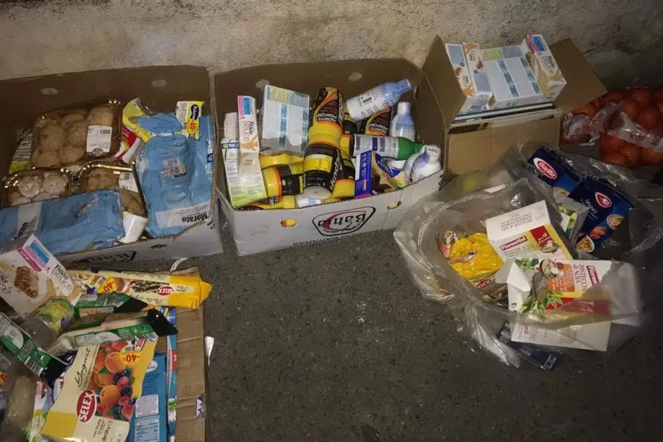 I generi alimentari squestrati
