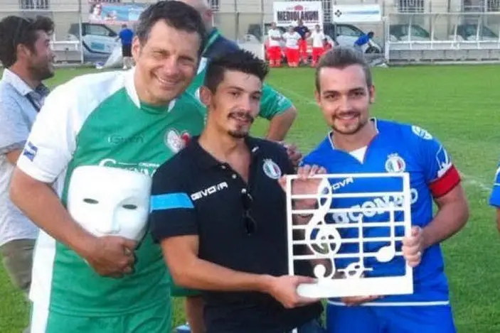 Lo scatto postato su Twitter da Valerio Scanu (foto da Twitter)