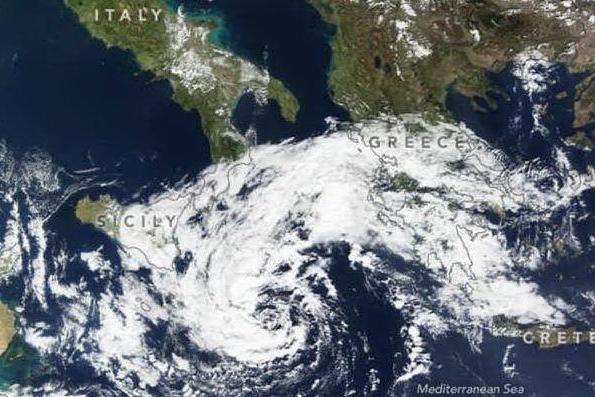 L'uragano Medicane sta arrivando sulle coste della Sicilia