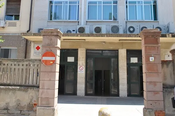 L'ingresso del reparto Maternità (foto concessa)