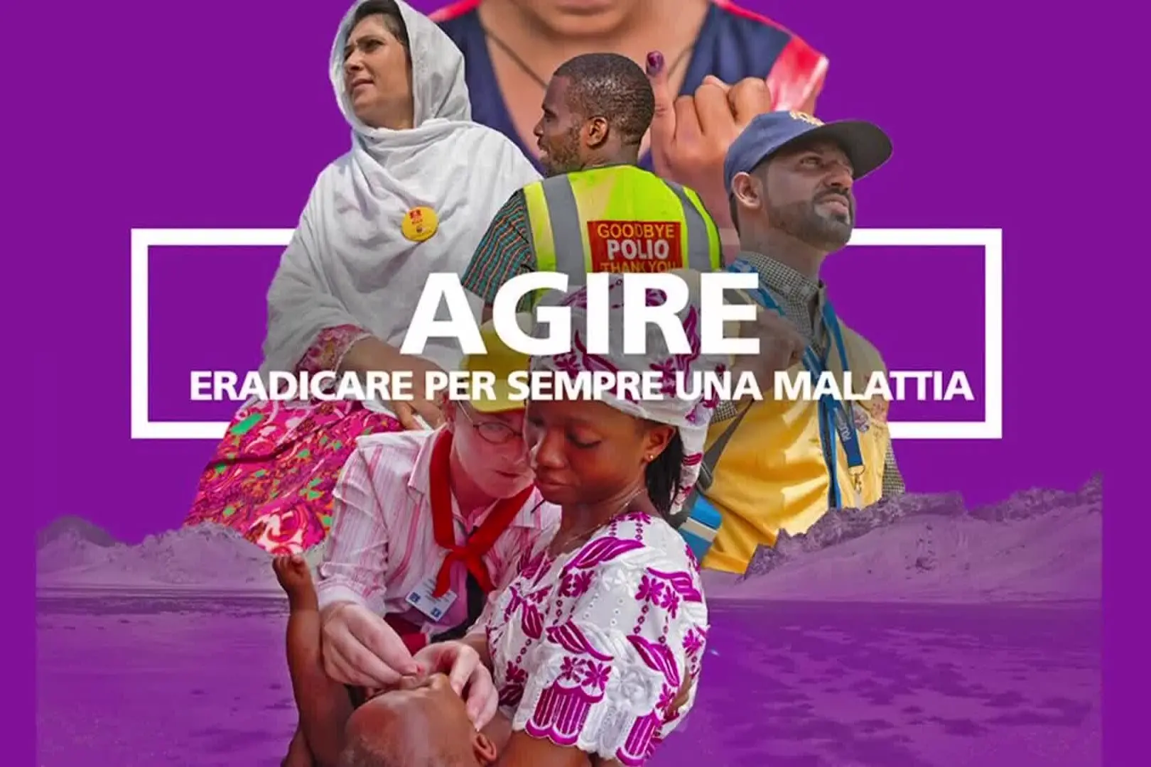 Campagna ''End Polio'' del Rotary: siti illuminati e camminata solidale a Cagliari