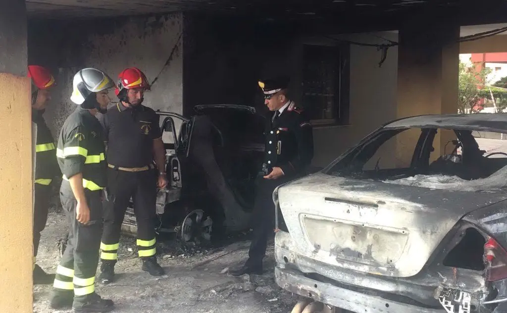 Il sopralluogo di Vigili del fuoco e carabinieri