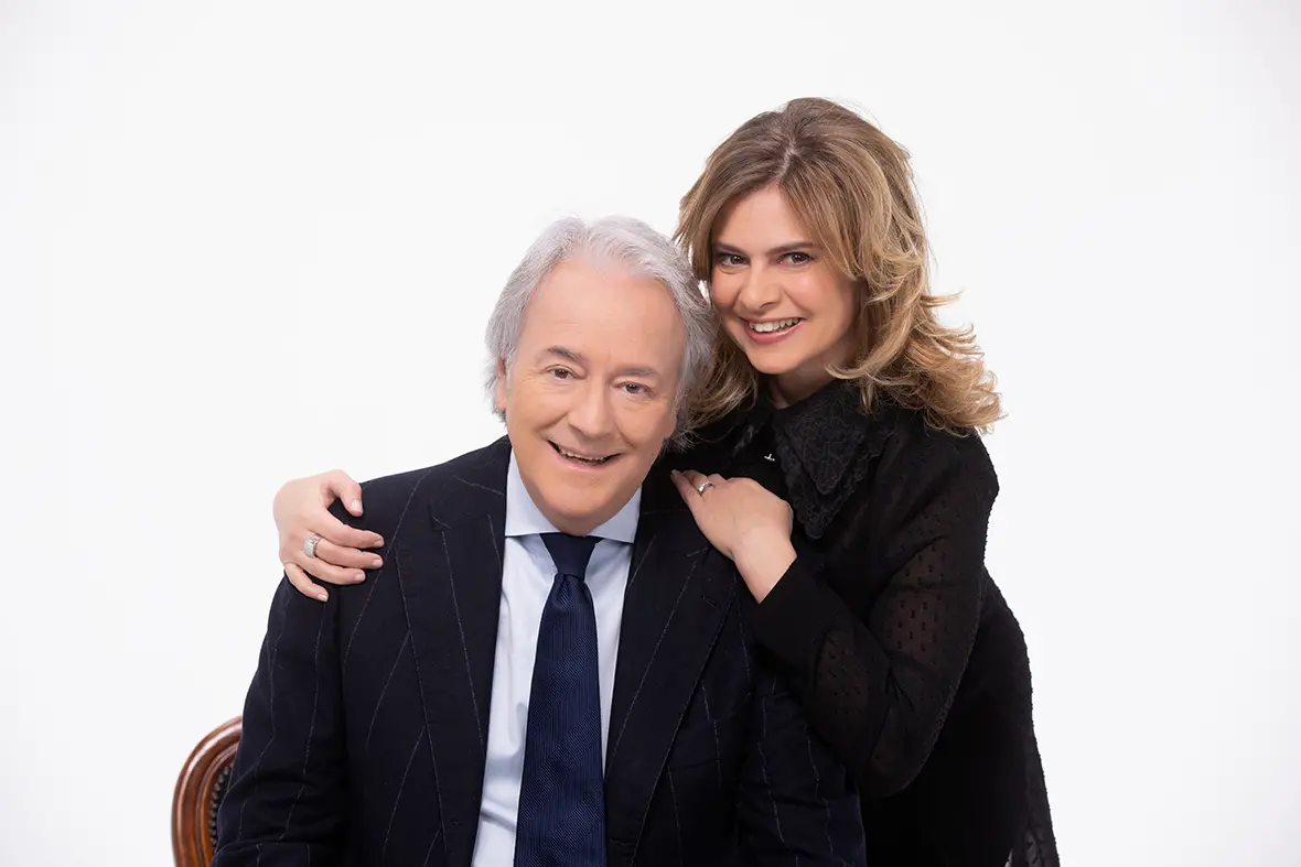 Corrado Tedeschi e Debora Caprioglio (foto concessa @LuigiSaggese)