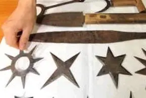 Alcuni coltelli &quot;stella ninja&quot;
