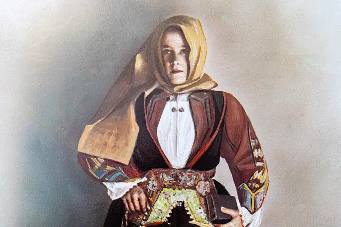 L’unica immagine che ritrae Antonia Mesina