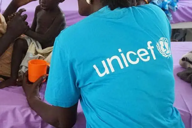 Un operatore Unicef