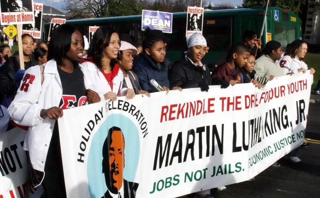 Martin Luther King era il leader del movimento per i diritti civili degli afroamericani