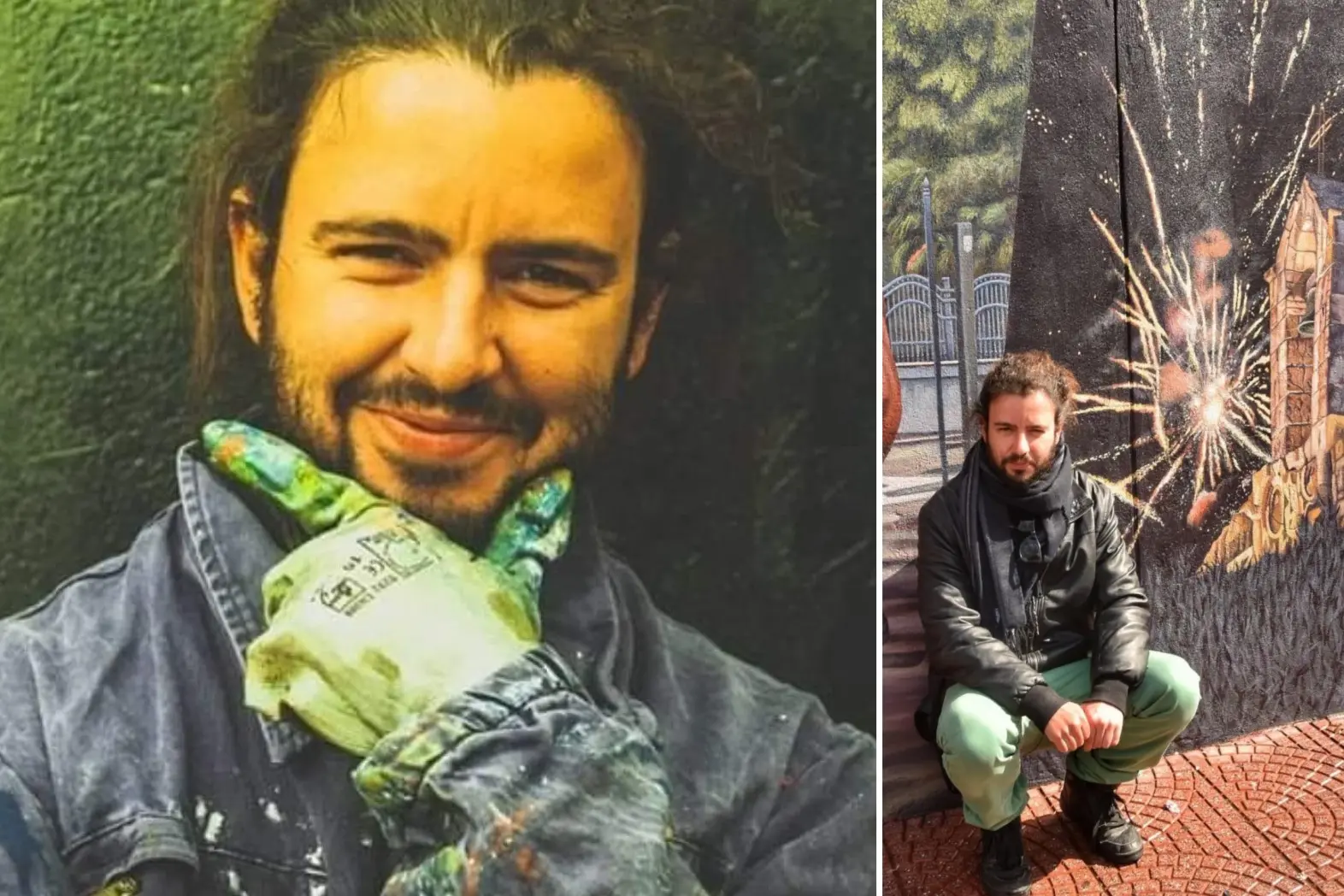 Davide Pilloni, muralista morto a 38 anni