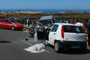 Agrigento: l'incidente mortale