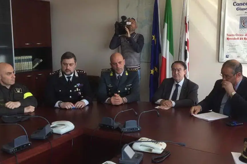 La conferenza stampa a Oristano