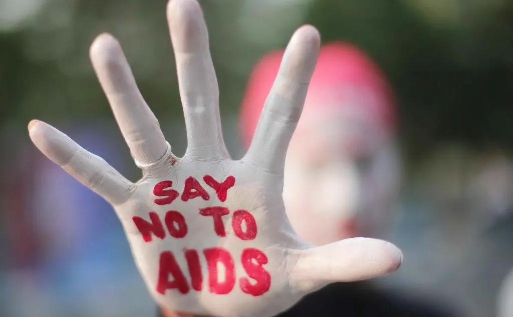 &quot;No all'Aids&quot;