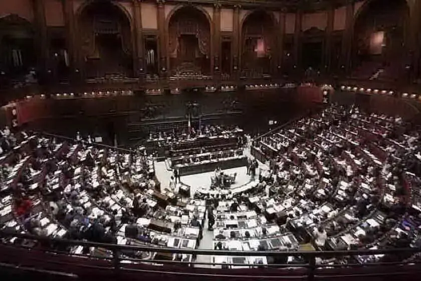 L’aula della Camera dei deputati (Archivio L’Unione Sarda)