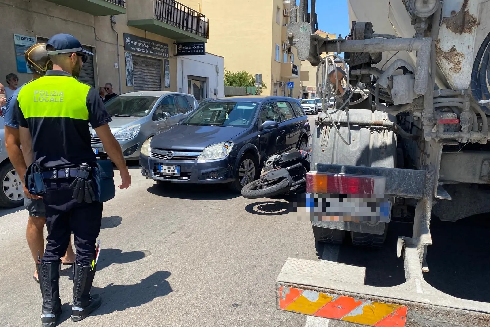 Il luogo dell'incidente