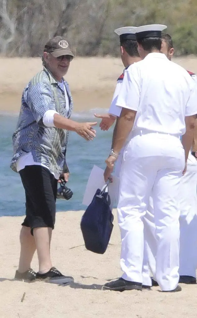 Spielberg, in Sardegna, alla Maddalena