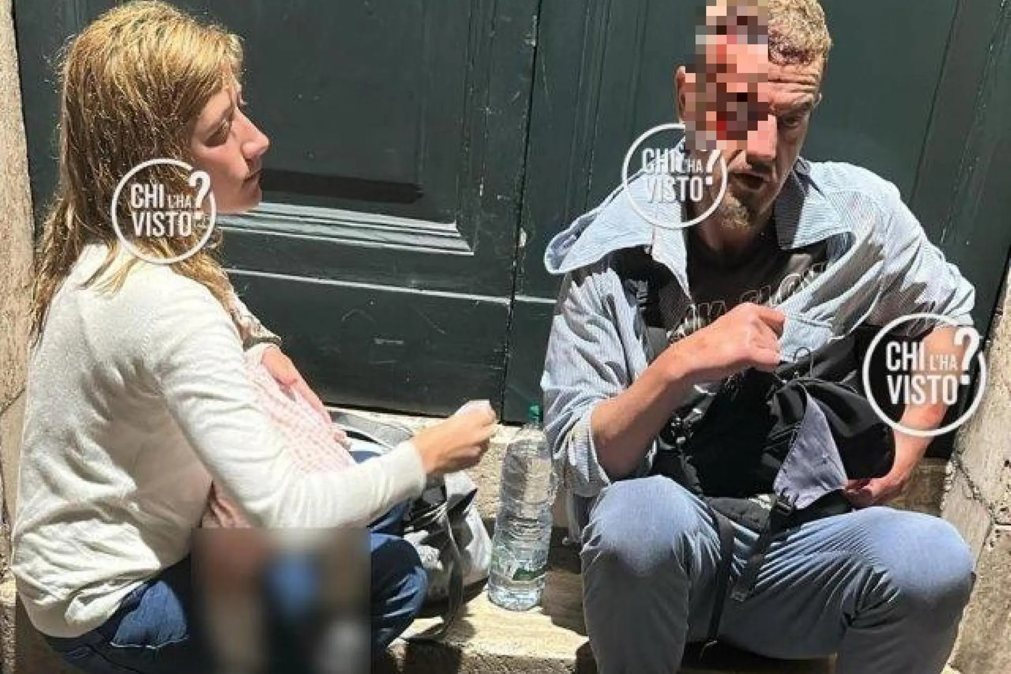 A sinistra la vittima, Anastasia Trofimova (foto @Chi l'ha visto? via Ansa)