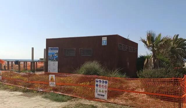 Docce per le donne nei nuovi bagni di Marina Piccola