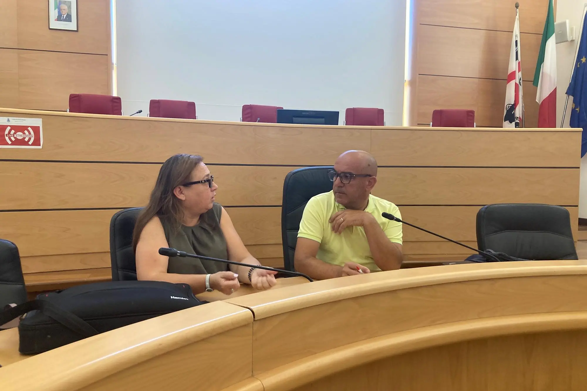 La commissione comunale Ambiente - Porto Torres (foto Pala)