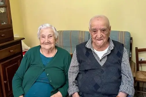 Giovanni Manca con la moglie Teresa in una delle ultime foto insieme