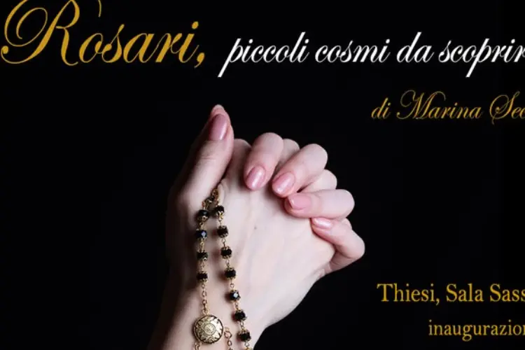 La locandina della mostra a Thiesi (foto Pala)