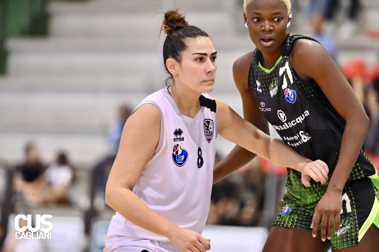 Eugenia Caldaro con la maglia del Cus Cagliari (foto Chiaramida)