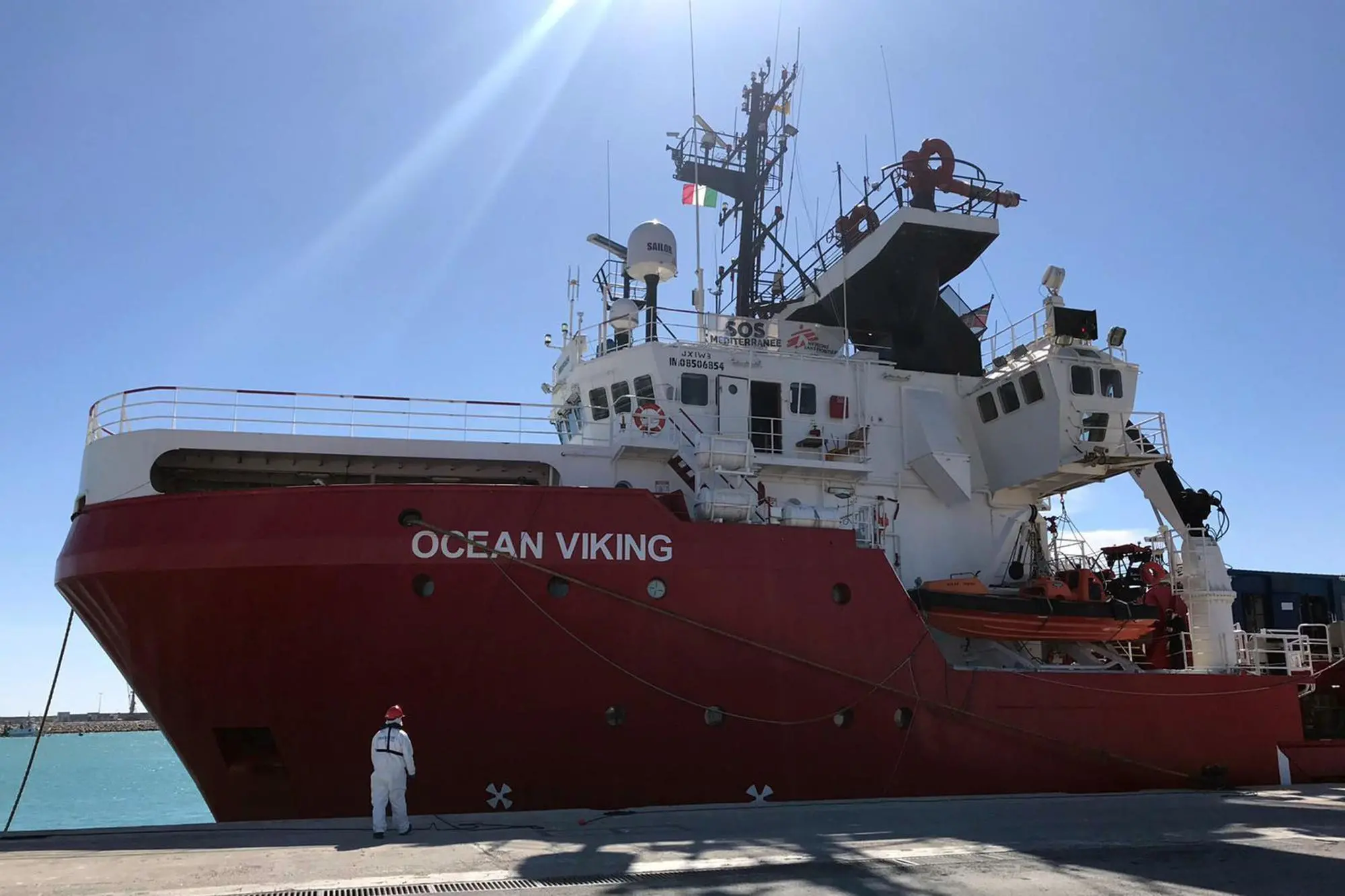 La nave Ocean Viking