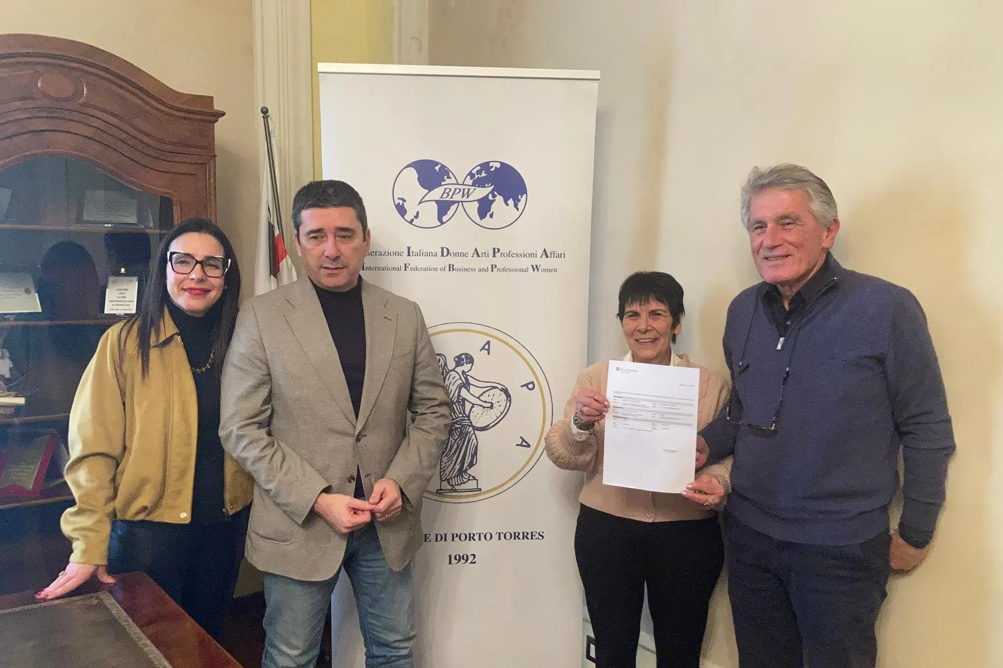 La presentazione a Porto Torres (foto Pala)