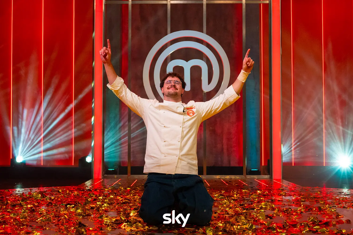 Il vincitore di Masterchef 2026, Matteo Canzi (foto Sky)