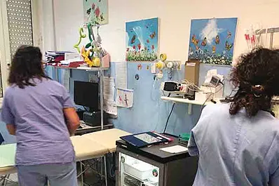Un reparto di pediatria (Foto simbolo)