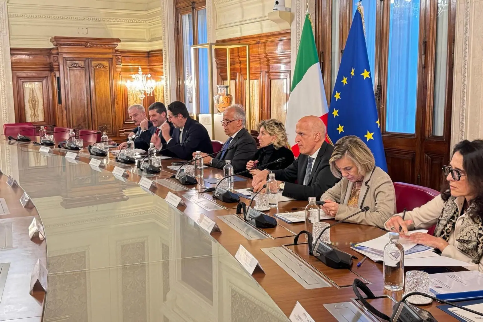 Al Viminale si è riunito il Comitato nazionale per l’ordine e la sicurezza pubblica (Ansa)